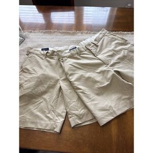 Lot Of Two Polo Ralph Lauren Golf Shorts 32 Khaki RN 41389 Preppy